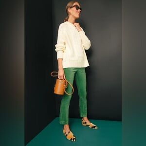 TUCKERNUCK Green Corduroy Ashford Pants Size Small